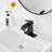 Single-Hole Single-handle Bathroom Faucet with Drain Assembly-87414198