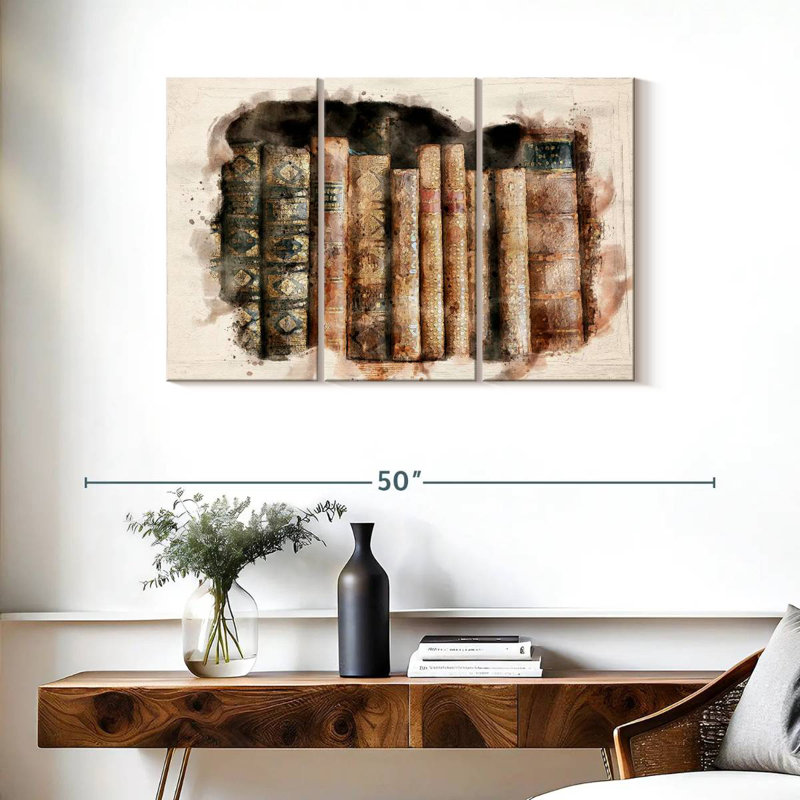 Kerner Heirloom Books, 24" H x 38" W