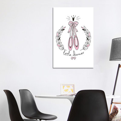 Little Dancer Shoes by Pixy Paper - Wrapped Canvas Gallery-Wrapped Canvas Giclée