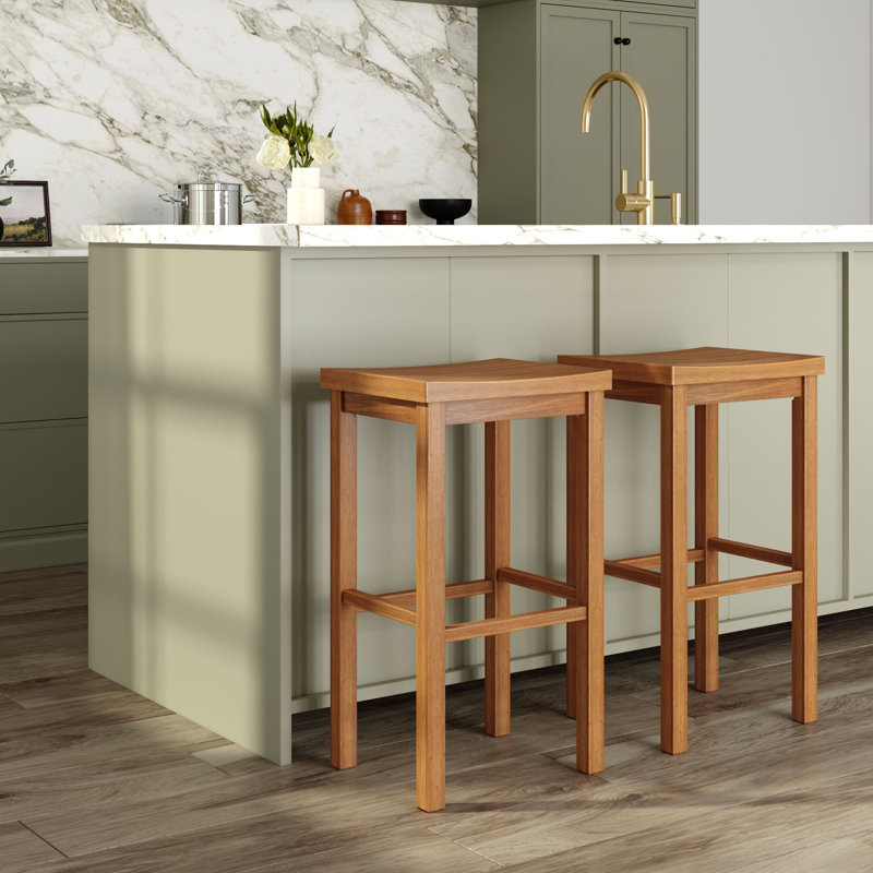Stool Bar Height (30in) - 2 pack, Pecan, Pecan