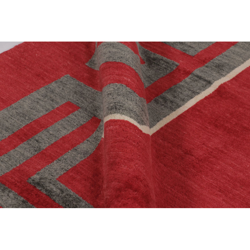 Art Deco One-of-a-Kind 10'0X14'8 Hand Knotted Area Rug