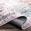 Tapis bleu sarcelle / orange brûlé Power Loom-1227649631