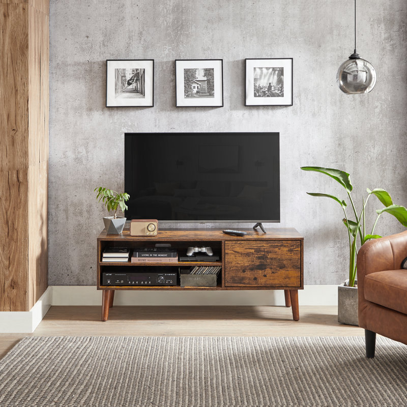 TV Stand for TVs up to 55", Rustic Brown