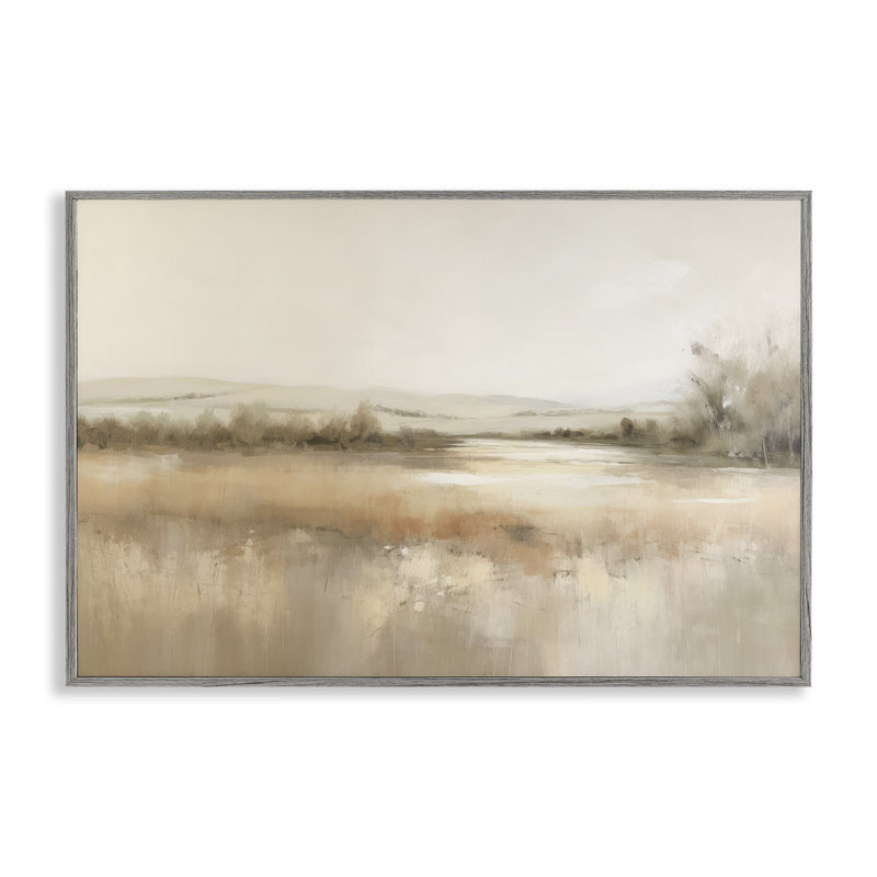 Art giclée de campagne beige réfléchissant par Irena Orlov, Estampe numérique Farmhouse, H 12 po x l 18 po