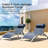 Outdoor Chaise Lounge Set Of 2 Patio Recliner Chairs With Adjustable Backrest And Removable Pillow For Indoor&Outdoor Beach Pool Sunbathing Lawn-122099266-122099268