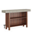 Ensemble de bar pour la maison 62,99 "rouge brun et gris en ciment