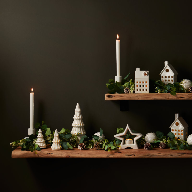 Wall Shelf - Natural Acacia, 3.8cm H x 150cm W x 25cm D