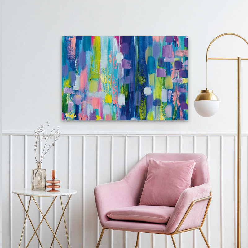 Abstract Brush Strokes - Radiance, 24" H x 36" W