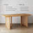 Boho Dining Table For 6 With Rattan Accent-1329180922