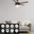  52" Smart Ceiling Fan with Light Kit and Wall Switch