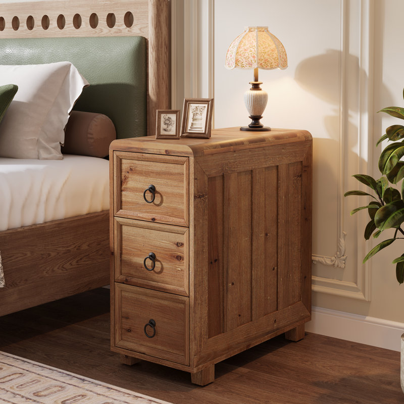 Solid Wood End Table