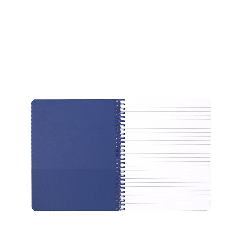 Small Spiral Notebook, Floral Stripe