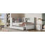 Lit de jour simple en bois