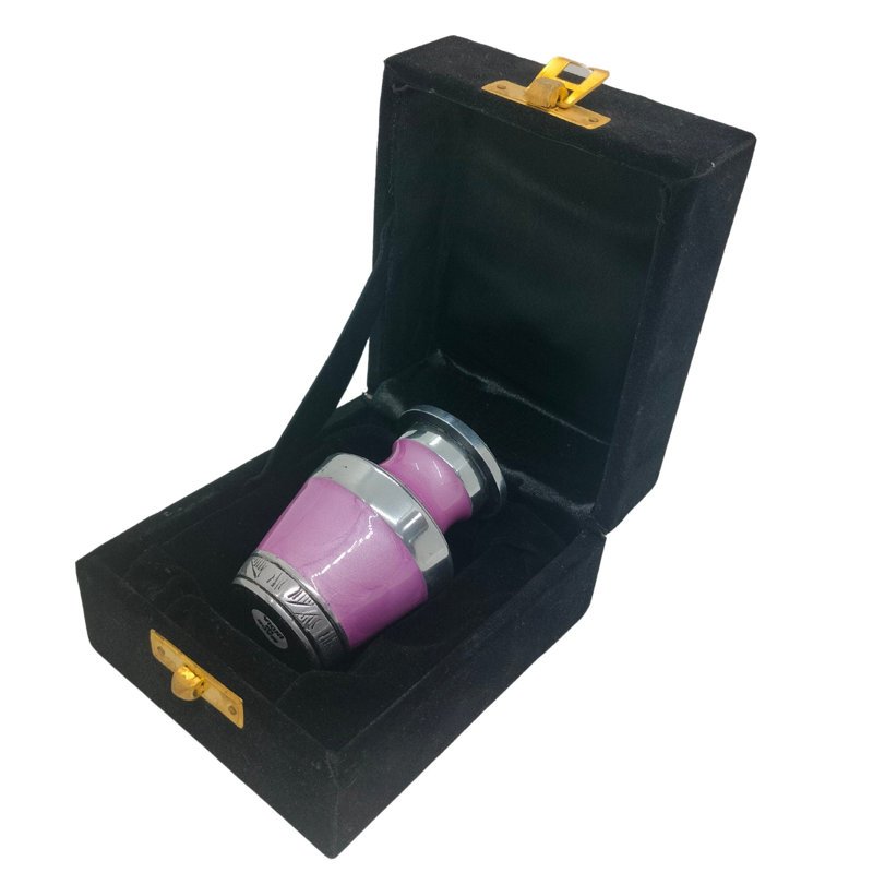 Ridan Handmade Mother of Pearl Keepsake, Purple