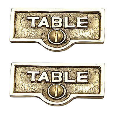 Plaque de table