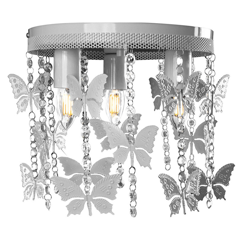 Jasinski Flush Mount, Silver