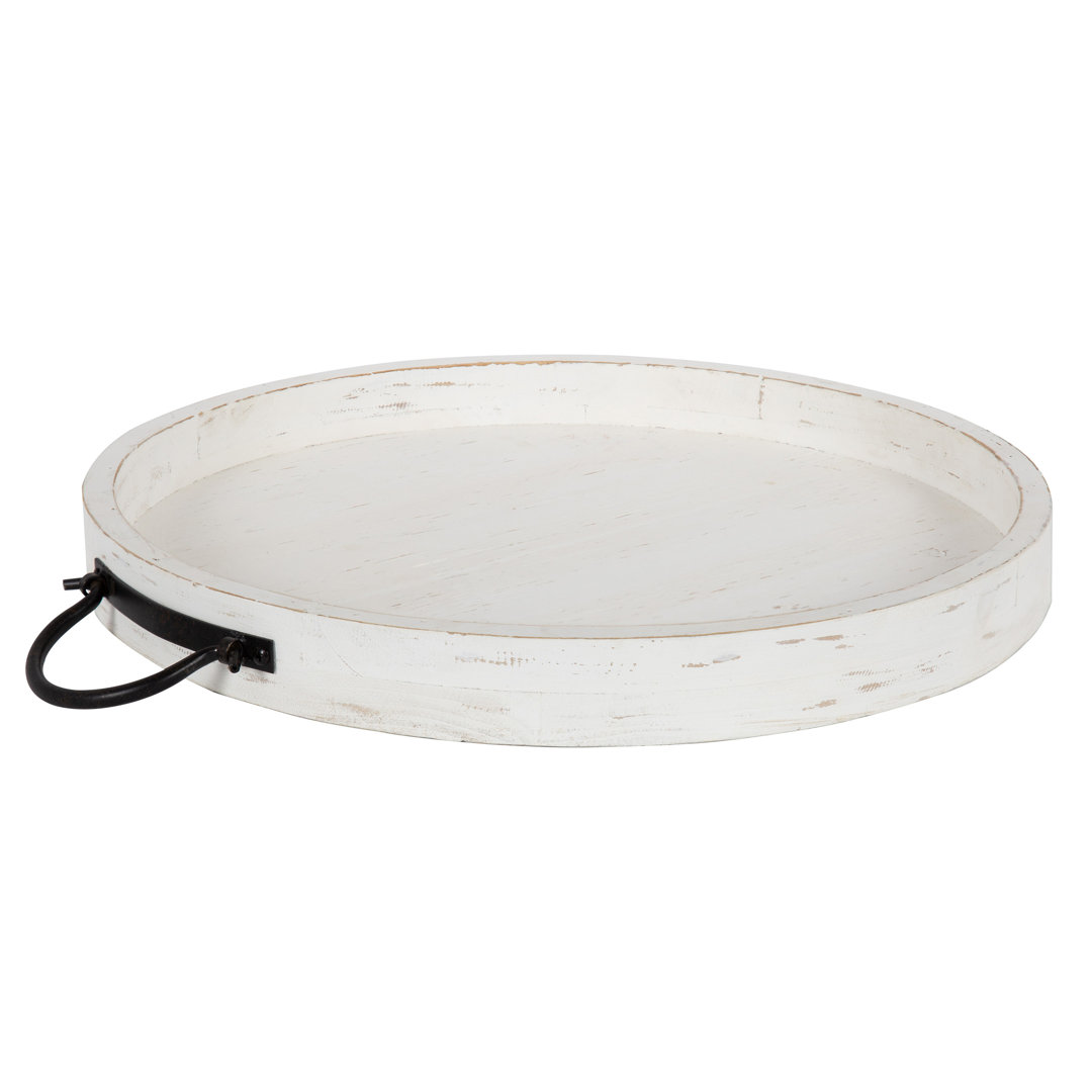 Delafuente Round Tray Gracie Oaks 
