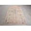 Tapis rose en patchwork de laine rétro de 53,9 x 96,1 pouces
