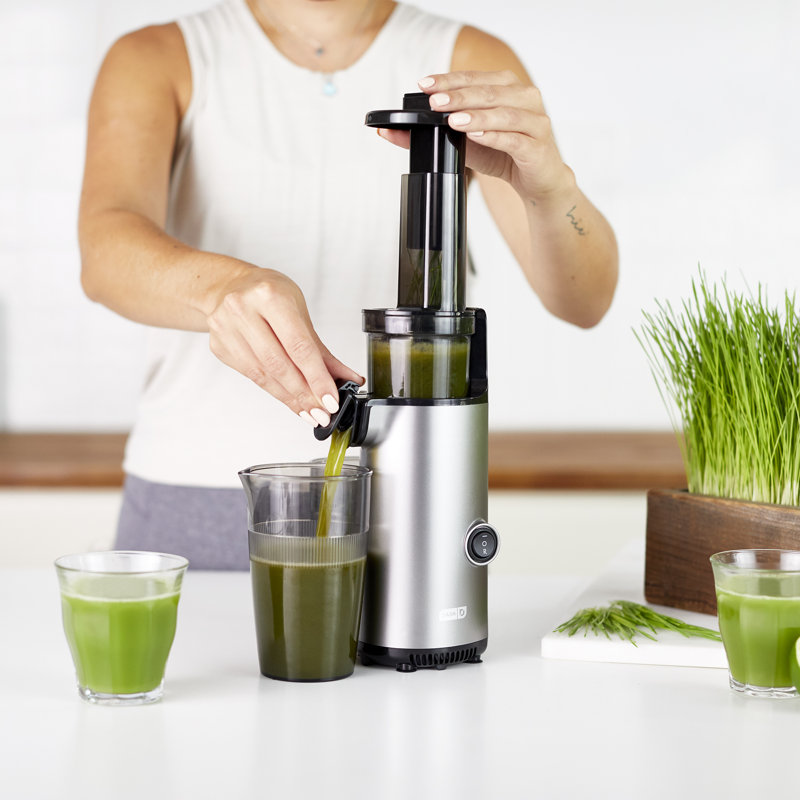 Dash Compact Cold Press Power Juicer, Graphite