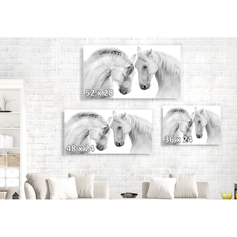 Kerriana Pony Pals - impression sur toile tendue, H 16 po x l 24 po x 1,5 po