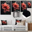 «Pink on Black Dahlia Vibes I», reproduction d'art murale Dahlia-591216183-591216200