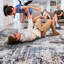 Tapis tissé 2X8 et thème abstrait marine