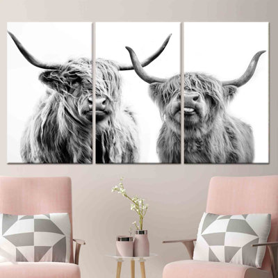 Toile Highland Cow