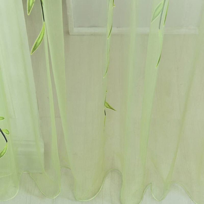 Altino Semi Sheer Curtain Single Panel, 39" W x 106" L, Purple