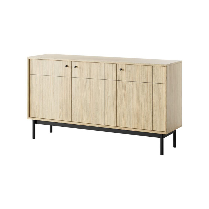 Japandi 154cm Sideboard, Oak