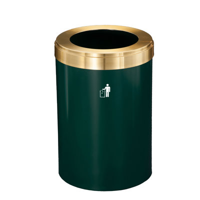 Steel Open Outdoor Trash/Recycling Bins