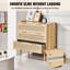 Commode 3 tiroirs en rotin pour commode