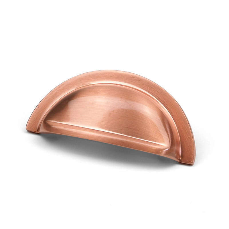 Satin Copper Cup & Coordinating Knobs , 76mm Cup
