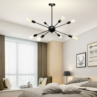 Darinel 8 - Light Sputnik Modern Linear Chandelier