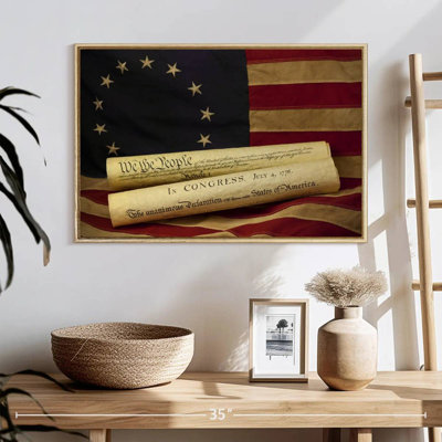 Declaration Of Independence Scroll