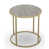 White Capiz Top/Champagne Base selected