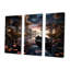 «Dinghy Floating On Misty Magic Lotus Pond», ensemble de reproductions d'art mural-108316107-108316109