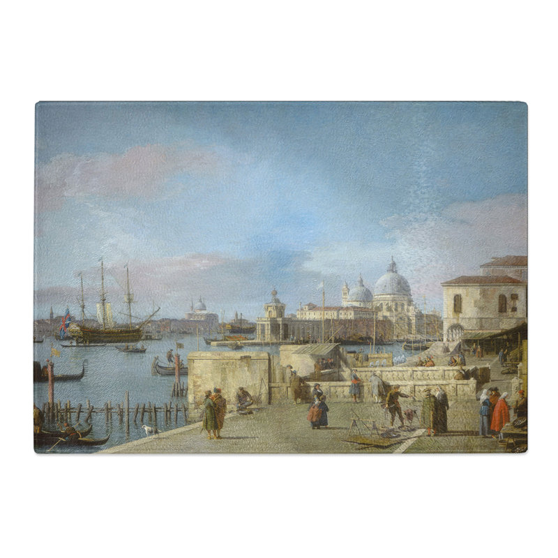 Entrance to the Grand Canal Vol.1 by Giovanni Canaletto Chopping Board, 28.5cm W x 39cm L