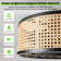 Peddie 20" Coastal Caged Ceiling Fan with Lights Flush Mounted