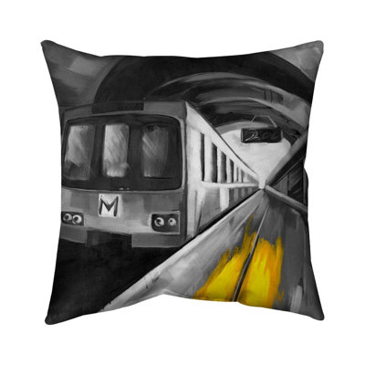 Urban life - 16"x16" Throw pillow - Poly twill - Print on demand