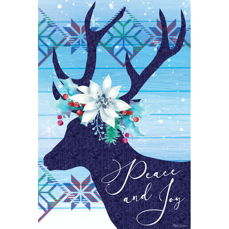 Christmas Deer par Nicole DeCamp, H 30 po x l 20 po