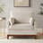 Chenille Accent Chair With Solid Rubberwood Legs-125004289