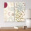 «Minimalistic Abstract Vintage Organic Shapes I», ensemble de 2 peintures