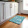 Premium Machine Washable Cerrito AMF551 Teal Rug