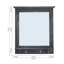 Colbourne Solid Wood Rectangle Wall Mirror