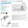 Transolid Unity 60-in x 32-in x 20-in Alcove Acrylic Bathtub Kit With Left Hand Drain, White/Polished Chrome