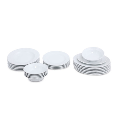 Dentrell 24 Piece Dinnerware Set, Service for 6