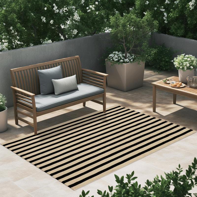 Tapis d'extérieur noir lavable pour l'extérieur