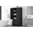 Tall Bathroom Storage Cabinet, Cabinet With Two Doors And Drawers, Adjustable Shelf, MDF Board-915613612