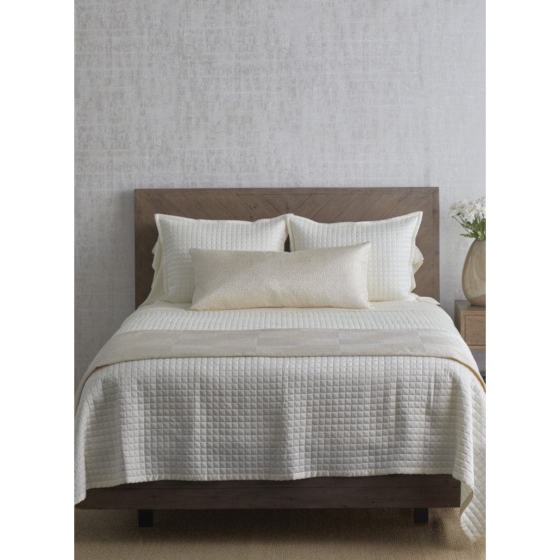 Array Polyester Bedding Set, Cream