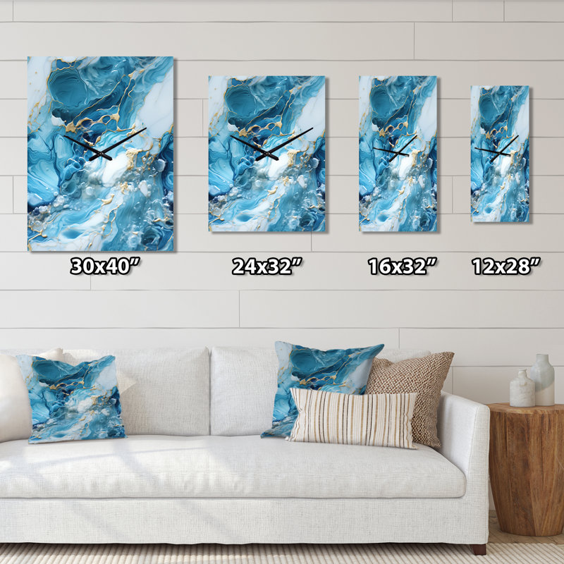 Horloge murale Oceanic Allure, Grand